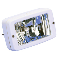 ML-005NWW     Marinco Flush Mount Halogen Deck Lamp - 12V - 55W - White     73896