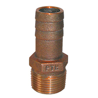 PTH-2000     GROCO 2" NPT x 2" ID Bronze Pipe to Hose Straight Fitting     74260