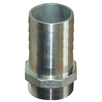 PTH-1000-S     GROCO 1" NPT x 1" ID Stainless Steel Pipe to Hose Straight Fitting     74266