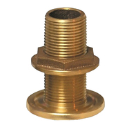 TH-500-W     GROCO 1/2" NPS NPT Combo Bronze Thru-Hull Fitting w/Nut     74289