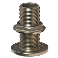 TH-1000-WS     GROCO 1" NPS NPT Combo Stainless Steel Thru-Hull Fitting w/Nut     74301