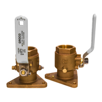 FBV-750     GROCO 3/4" Bronze Tri-Flanged Ball Valve/Seacock     74385