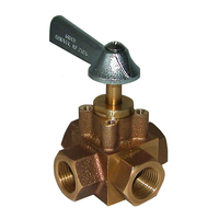 FV-450-X     GROCO 1/2" 4-Port Tank Selector Valve     74415