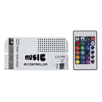 HE-RGBSAC-1     HEISE Sound Activated RGB Controller w/IR Remote     74544