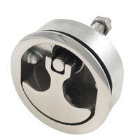 S-8235C     Whitecap Compression Handle Stainless Steel Non-Locking 3" OD - 1/4 Turn     74569