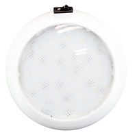 064-5140-7     Innovative Lighting 5.5" Round Some Light - White/Red LED w/Switch - White Housing     75199