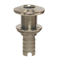 HTH-1500-S     GROCO Stainless Steel Hose Barb Thru-Hull Fitting - 1-1/2"     75228