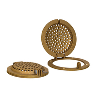 RSC-4000     GROCO Bronze Round Hull Strainer w/Access Door f/Up To 4" Thru-Hull     75272