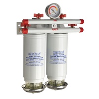 75350VTEB  Vetus Australia Part Water separator/fuel filter CE/ABYC, double, 10 micron, max. 176 gph (800 l/h)