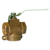 TWV-750     GROCO 3/4" NPT Bronze 3-Way Valve     75355