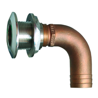 HTHC-1500-S     GROCO 1-1/2" 90 Degree Hose Thru-Hull Fitting     75392