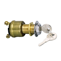 M-550-BP     Cole Hersee 3 Position Brass Ignition Switch     75432