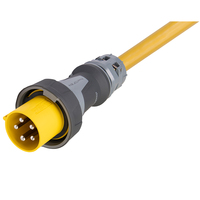 CW125IT5     Marinco 100 Amp 120/208V 4-Pole, 5-Wire Shore Power Cable - No Neutral Wire - One-Ended Male Only Cord - Blunt Cut - 125'     75499