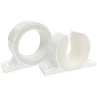 MC70WH     Lee's Tackle Single Rod Rack Set - White Powder Coat Finish     75563