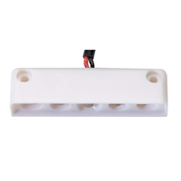 006-4100-7     Innovative Lighting 5 LED Surface Mount Step Light - Red w/White Case     76666