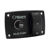 01-66-027     Albin Pump 3-Way Bilge Panel - 12/24V     76907