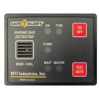 MGD-10XL     Safe-T-Alert Gas Vapor Alarm Fume, Fire, Bilge Water - Black Surface Mount     76980