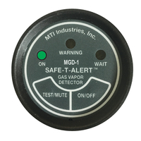 MGD-1     Safe-T-Alert Gas Vapor Alarm UL 2" Instrument Case - Black     76981
