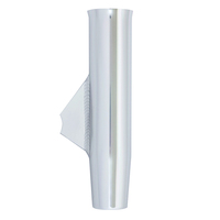 66242     Tigress Weld On Aluminum Flared Rod Holder w/Blade 10"     77757