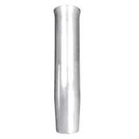 66414     Tigress Weld On Aluminum Flared Rod Holder w/o Blade Mill Finished 10"     77760