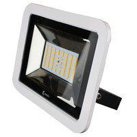 LLB-36MN-41-00     Lunasea 35W Slimline LED Floodlight, 120/240VAC Only, Cool White, 4500 Lumens, 3' Cord - White Housing     78317