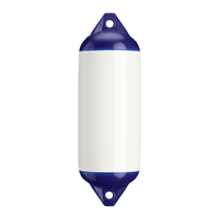 F-2-WHITE     Polyform F-2 Twin Eye Fender 8.2" x 25" - White     79747