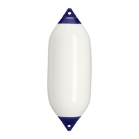 F-7-WHITE     Polyform F-7 Twin Eye Fender 15" x 41" - White     79757