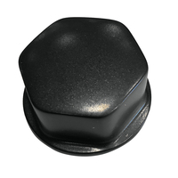 CAP030B     Schmitt &amp; Ongaro Faux Center Nut Black w/1/2" &amp; 5/8" M12 Base f/Cast Steering Wheels     80529