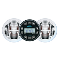 JMS3SPKG     JENSEN JMS3SSPKG Marine Entertainment System w/AM/FM/USB Bluetooth Stereo &amp; Pair AMS620W Speakers     80626