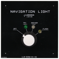 LLB-53SW-81-00     Lunasea Tri/Anchor/Flash Fixture Switch     80840