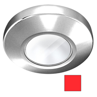 P1100Z-41H     i2Systems Profile P1100 1.5W Surface Mount Light - Red - Brushed Nickel Finish     81527