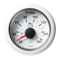 A2C59512335     Veratron 52 MM (2-1/16") ViewLine Pyrometer - 250&deg; to 1650&deg;F - White Dial &amp; Bezel     81548