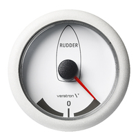A2C59512411     Veratron 3-3/8" (85MM) ViewLine Rudder Angle Indicator -45&deg;/+45&deg; - 8 to 32V - White Dial &amp; Bezel     81584
