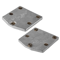 KIT-843AL     Tecnoseal Aluminum Mercury Zeus Pod Trim Tab Anode Kit w/Hardware     81624