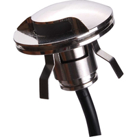 LLB-57WW-01-00     Lunasea 316 Polished Stainless Steel LED Waterproof Courtesy Light - Warm White - 12VDC Only     82895