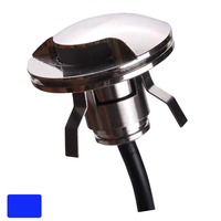 LLB-571B-01-00     Lunasea 316 Polished Stainless Steel LED Waterproof Courtesy Light - Blue - 12VDC Only     82896