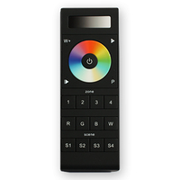 LLB-45WG-01-00     Lunasea RGBW Handheld 4-Zone Controller w/Color Wheel, 4 Memories, Batteries &amp; Holder     82916
