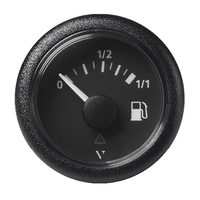 A2C59514079     Veratron 52mm (2-1/16") ViewLine Fuel Tank Level Gauge - 0 to 1/1 - Black Dial &amp; Round Bezel     83075