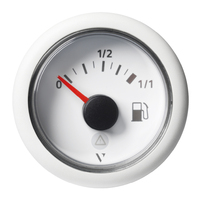 A2C59514182     Veratron 52mm (2-1/16") ViewLine Fuel Tank Level Gauge - 0 to 1/1 - White Dial &amp; Round Bezel     83076