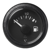 A2C59514088     Veratron 52MM (2-1/16") ViewLine Fuel Level Gauge Empty-Full - 90-4 OHM - Black Dial &amp; Round Bezel     83089