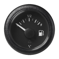 A2C59514085     Veratron 52MM (2-1/16") ViewLine Fuel Level Gauge Empty-Full - 0-90 OHM - Black Dial &amp; Round Bezel     83090
