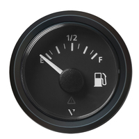 A2C59514096     Veratron 52MM (2-1/16") ViewLine Fuel Level Gauge Empty/Full - 240 to 33.5 OHM - Black Dial &amp; Triangular Bezel     83096
