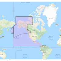 MM3-VNA-035     Furuno US &amp; Canada Pacific Coast, Hawaii, Alaska, Mexico to Panama - C-MAP Mega Wide Chart     83750