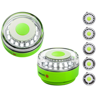 010-1     Navisafe Navilight All-White 5 Mode 360&deg; Rescue 2NM w/Green Magnet Base     84045