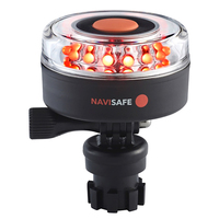045-1     Navisafe Navilight All-Red 5 Mode 360&deg; 2NM w/Navimount Base     84069