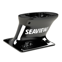 PMA57M1BLK     Seaview 5" Modular Mount Aft Raked 7x7 Base Top Plate Required - Black     84179