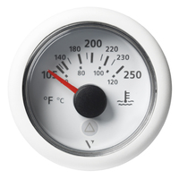 A2C59514241     Veratron 52 MM (2-1/16") ViewLine Temperature Gauge 105&deg;F to 250&deg;F - White Dial/Bezel     84272