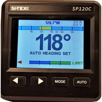 SP120C-RF-3     SI-TEX SP-120 Color System w/Rudder Feedback &amp; Type "S" Mechanical Dash Drive     84460
