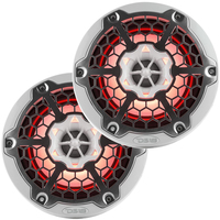 NXL-6M/WH     DS18 New Edition HYDRO 6.5" 2-Way Marine Speakers w/RGB LED Lighting 300W - White
