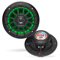 MRGB55B     Boss Audio MRGB55B 5.25" Marine Speakers w/RGB Lighting - Black     85537